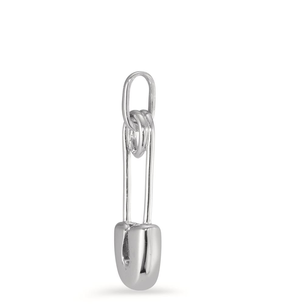 Pendant Silver Rhodium plated Safety Pin