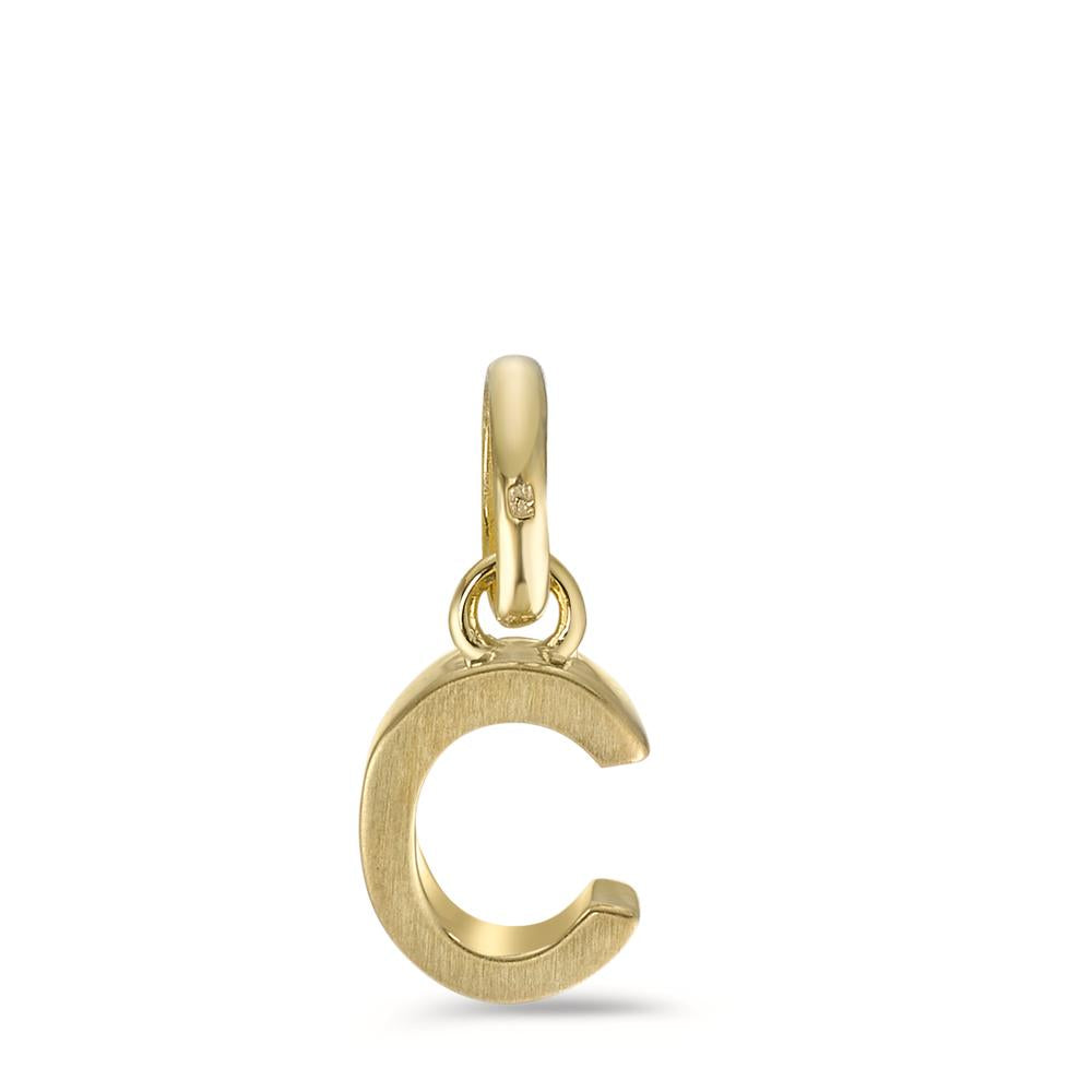 Pendant Silver Gold plated Ø6.5 mm