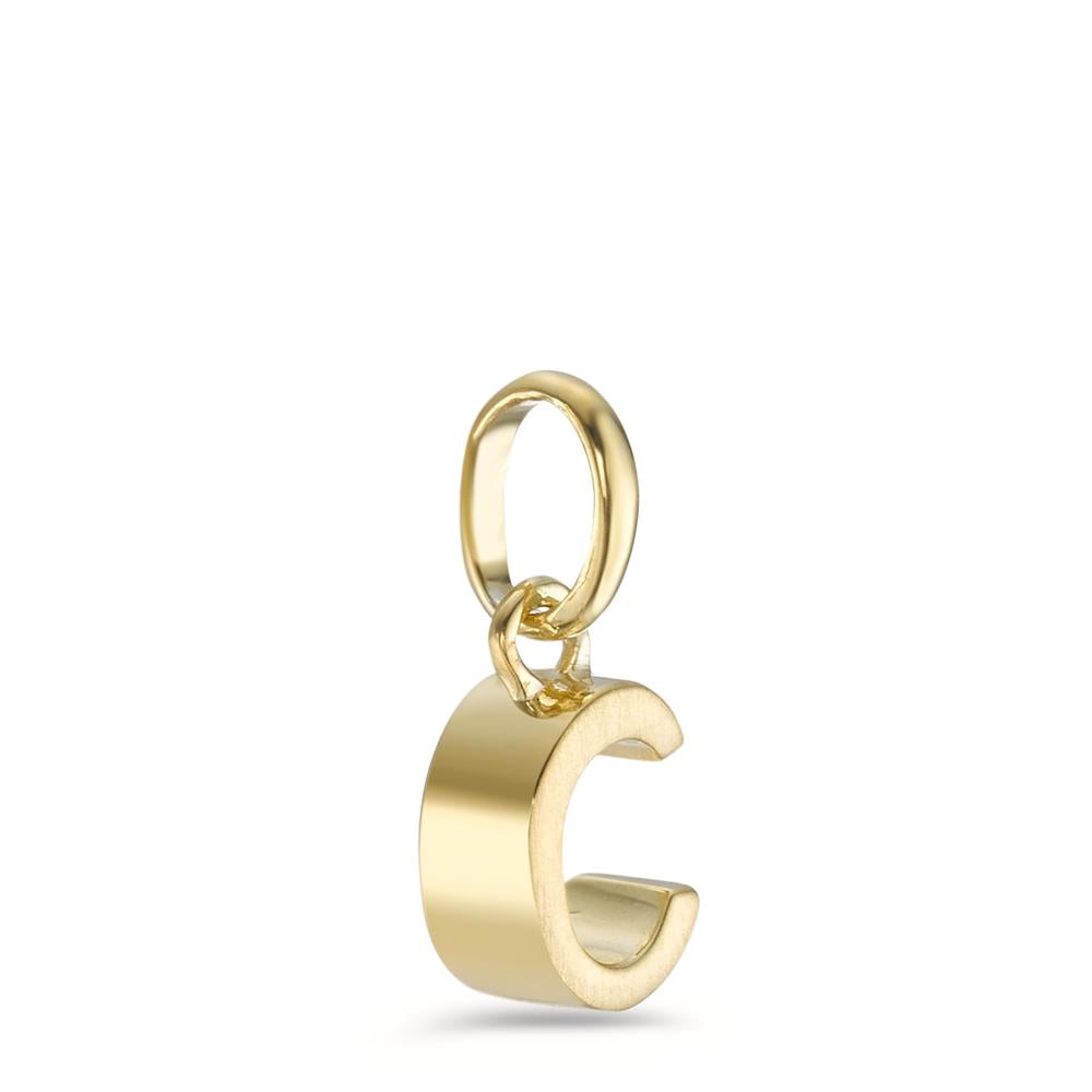 Pendant Silver Gold plated Ø6.5 mm