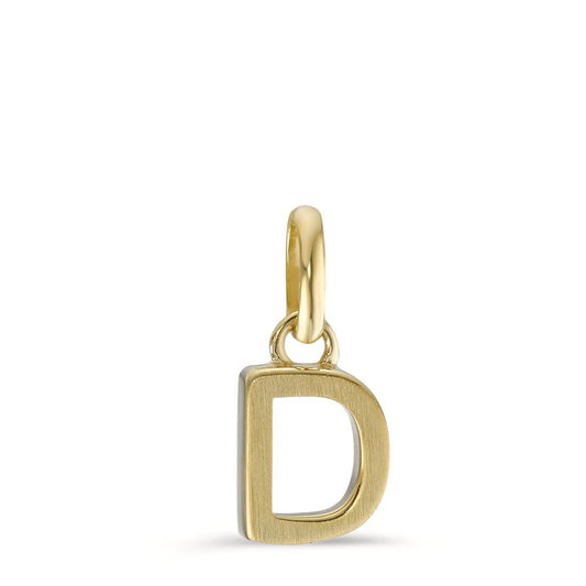 Pendant Silver Yellow Gold plated Ø6.5 mm