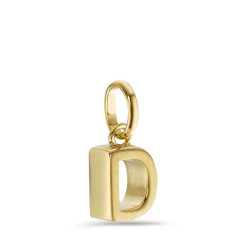 Pendant Silver Yellow Gold plated Ø6.5 mm