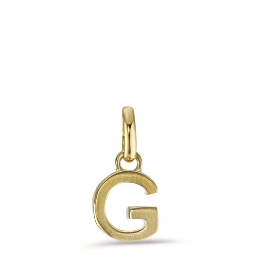 Pendant Silver Yellow Gold plated Ø6.5 mm