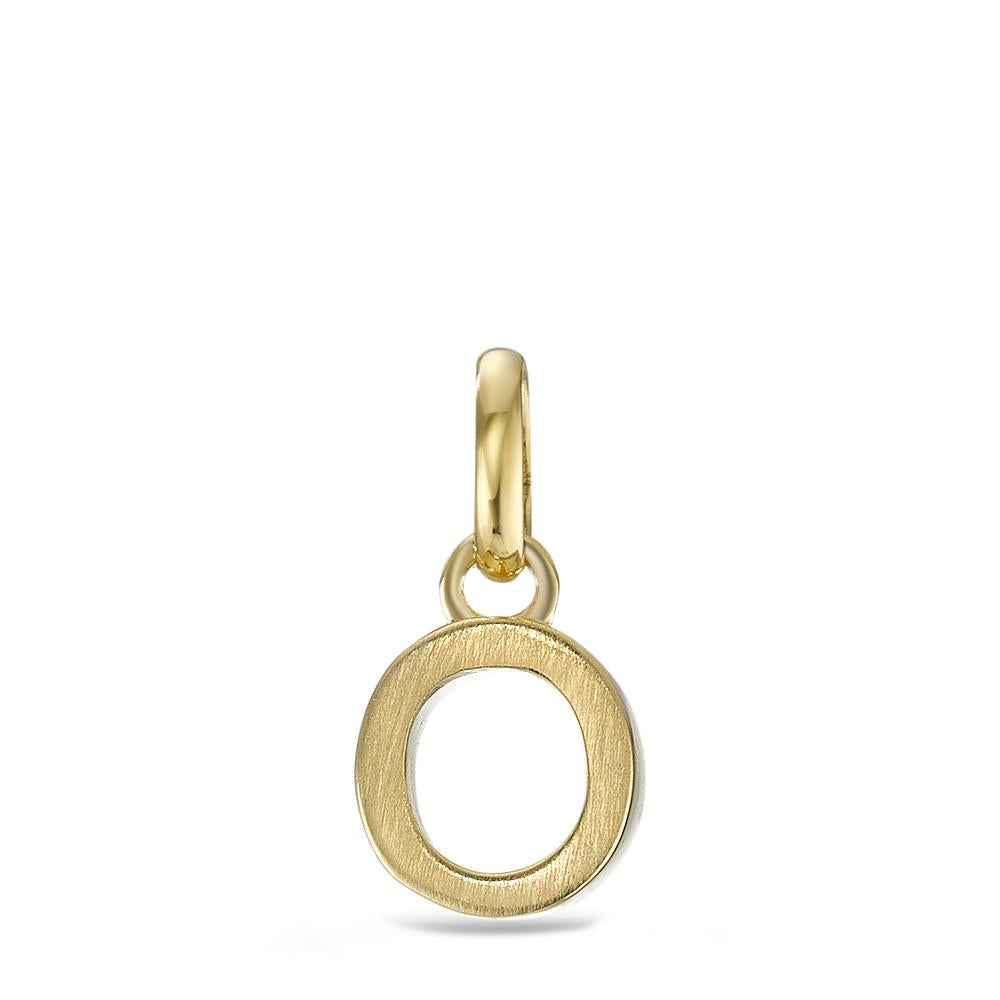 Pendant Silver Yellow Gold plated Ø6.5 mm