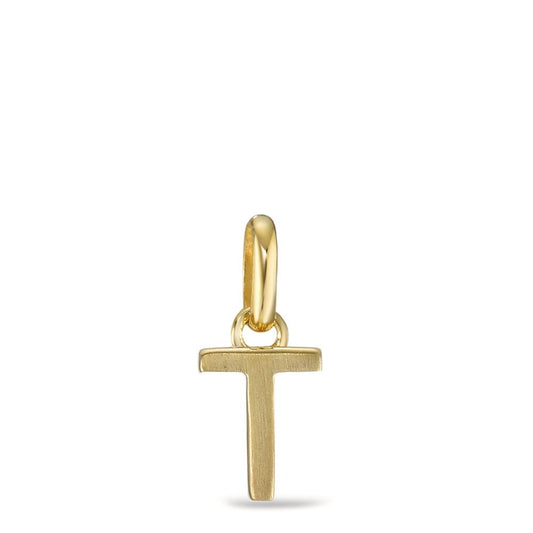 Pendant Silver Yellow Gold plated Ø6.5 mm