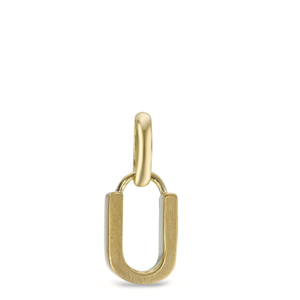 Pendant Silver Yellow Gold plated Ø6.5 mm