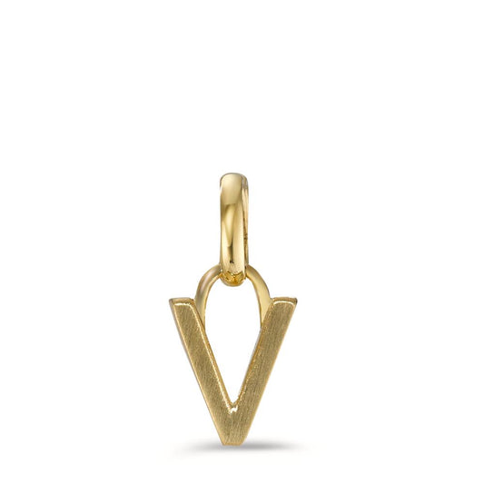 Pendant Silver Yellow Gold plated Ø6.5 mm