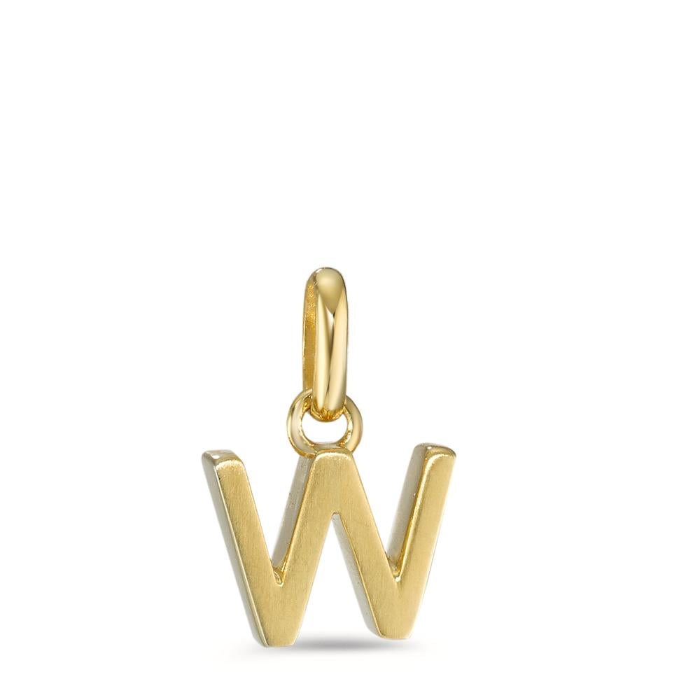 Pendant Silver Yellow Gold plated Ø6.5 mm