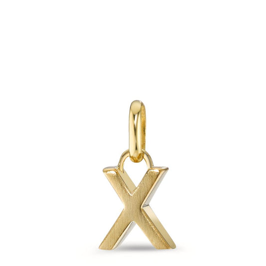 Pendant Silver Yellow Gold plated Ø6.5 mm