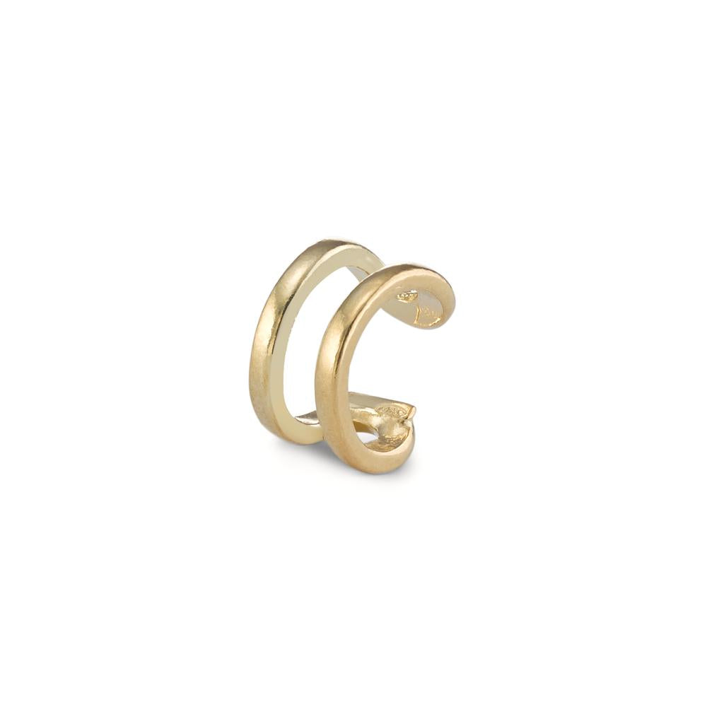 Ear Cuff Silver Yellow Gold plated Ø10 mm