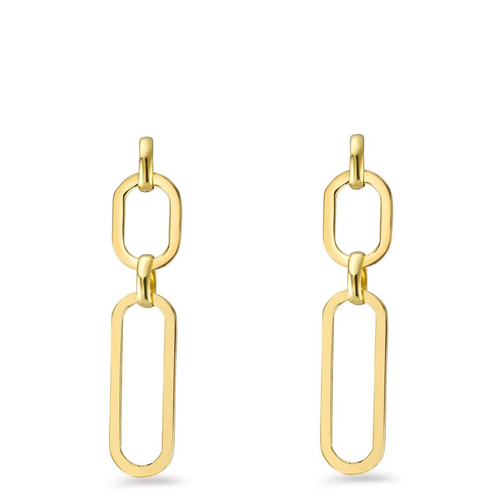 Drop Earrings Silver Yellow Gold plated