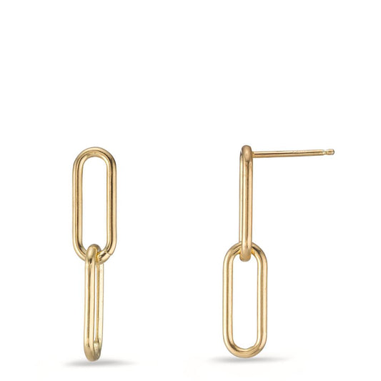 Drop Earrings Silver Yellow Gold plated