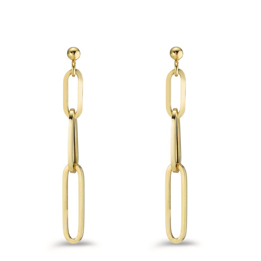 Drop Earrings Silver Yellow Gold plated