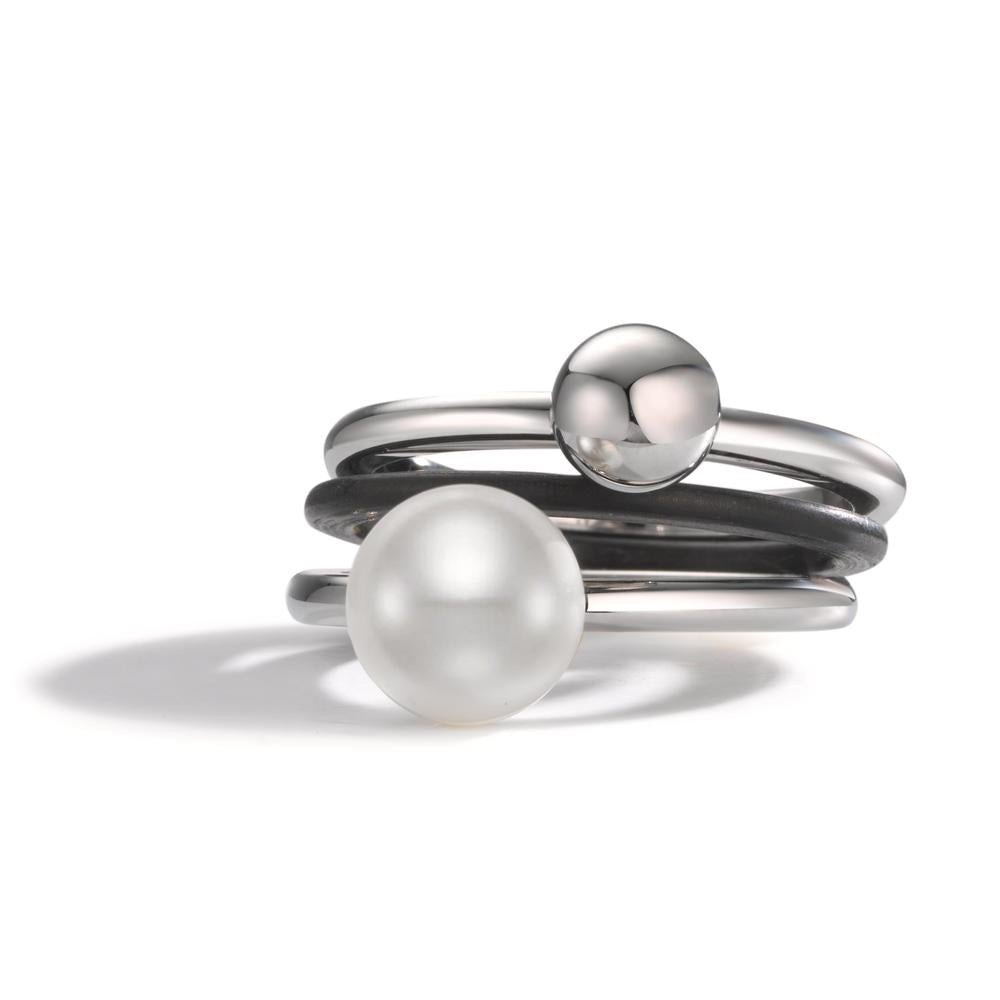 Ring Stainless steel Shell pearl