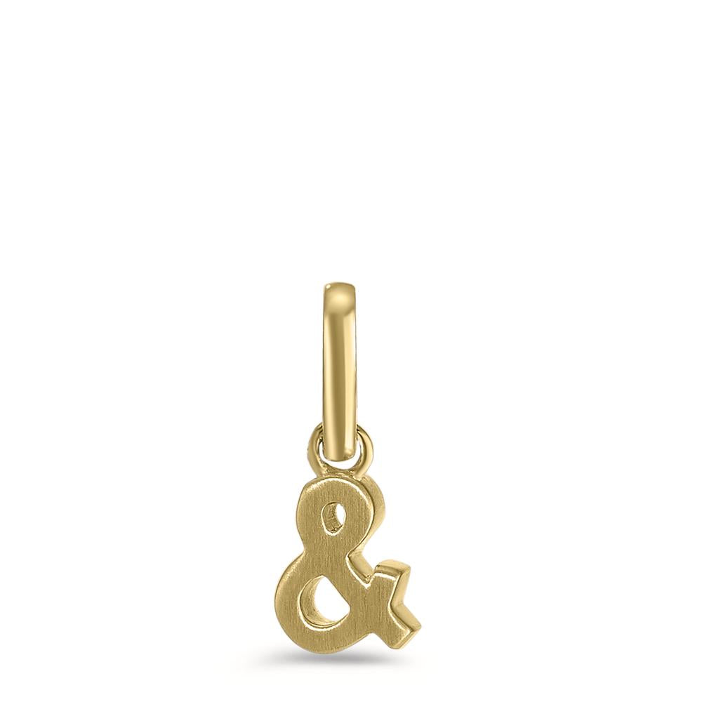 Pendant Silver Yellow Gold plated Ø6.5 mm