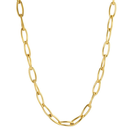 Necklace Stainless steel Yellow IP coated 47.5-48.5 cm