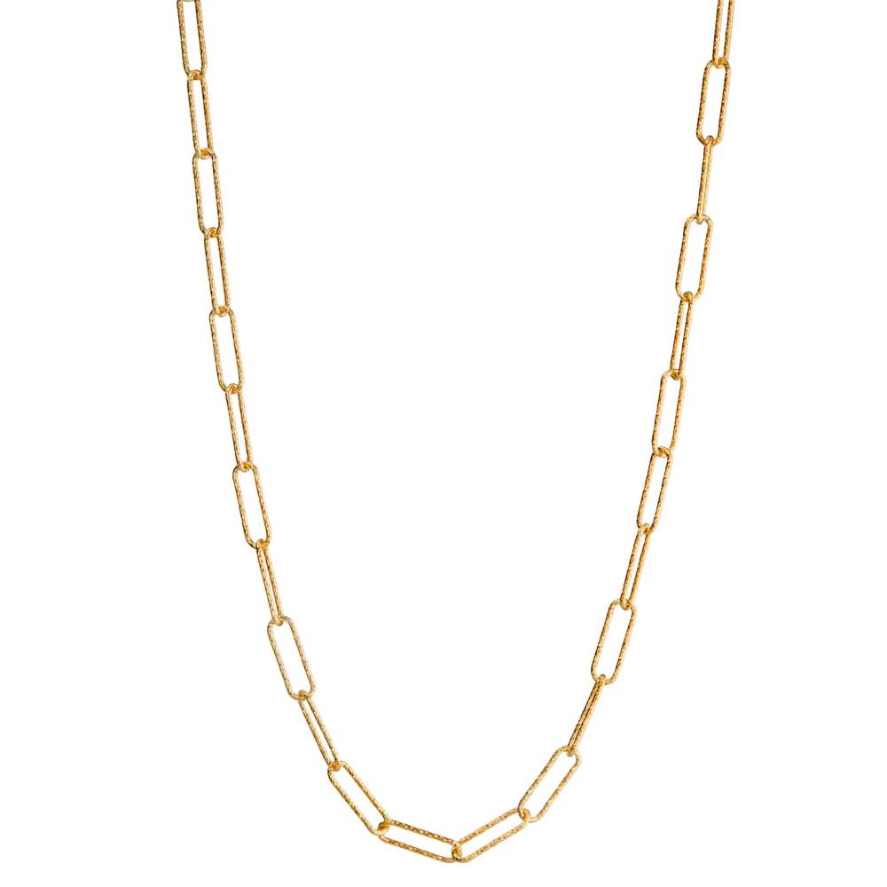 Necklace Silver Yellow Gold plated 45 cm