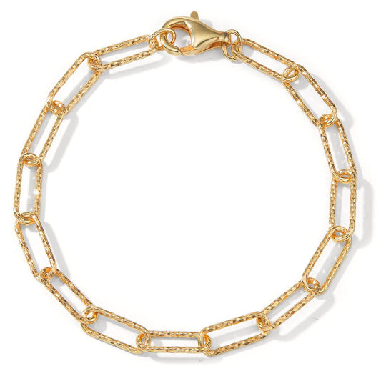 Bracelet Silver Yellow Gold plated 19 cm