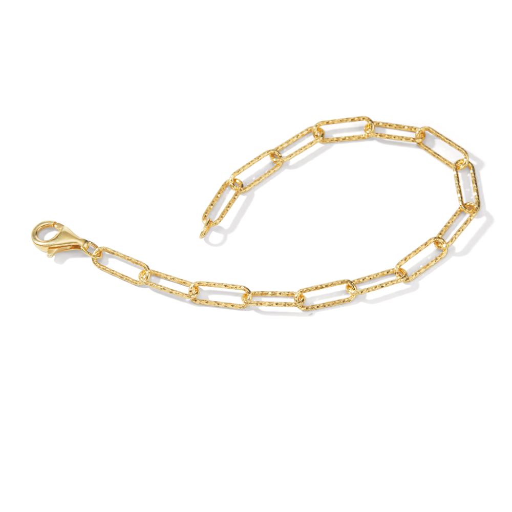 Bracelet Silver Yellow Gold plated 19 cm