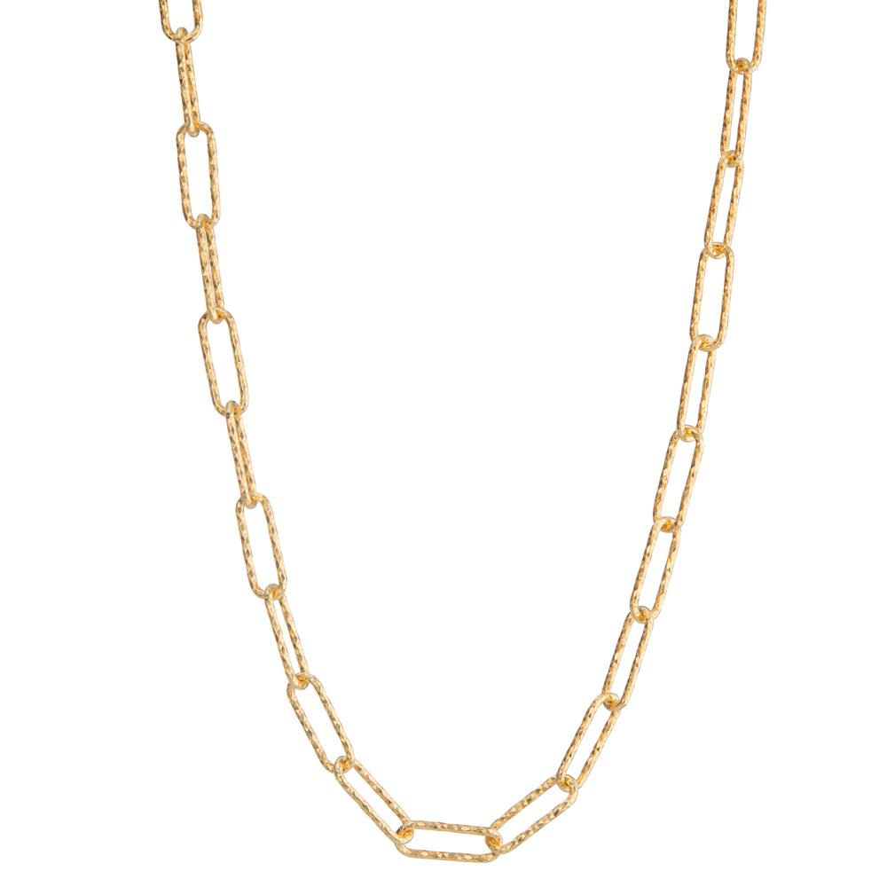 Necklace Silver Yellow Gold plated 45 cm