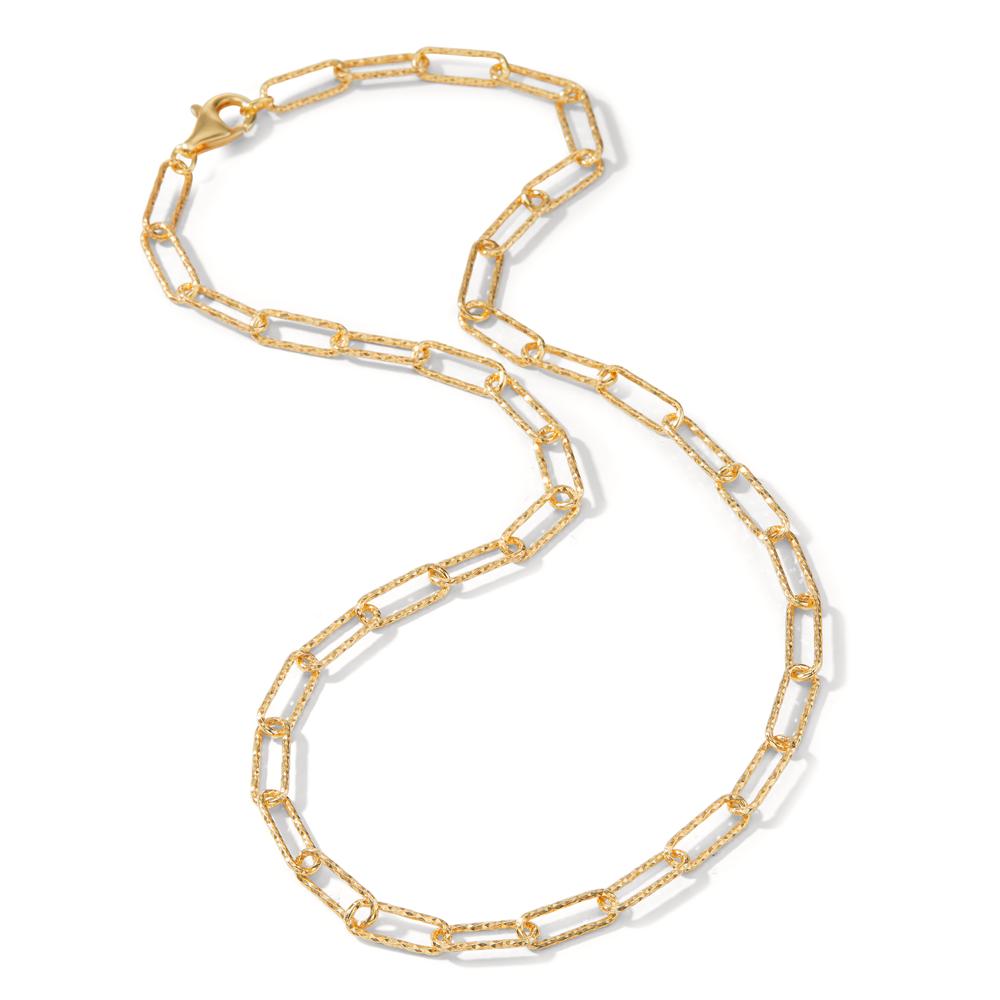 Necklace Silver Yellow Gold plated 45 cm