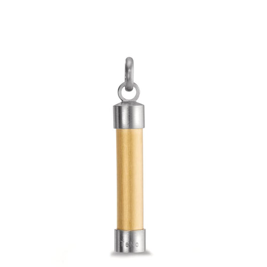 Pendant Stainless steel Yellow IP coated Ø7 mm