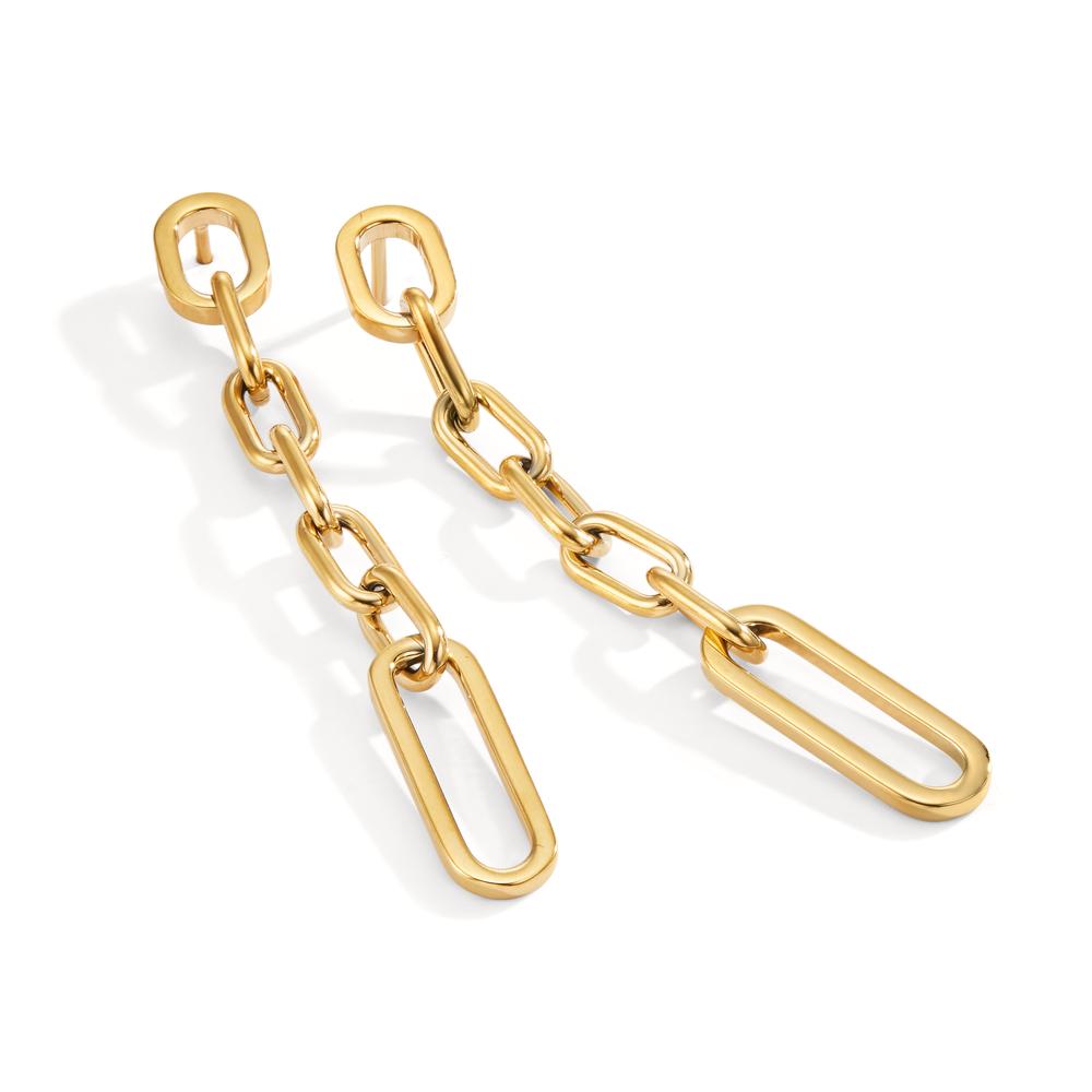 Drop Earrings Stainless steel Yellow IP coated