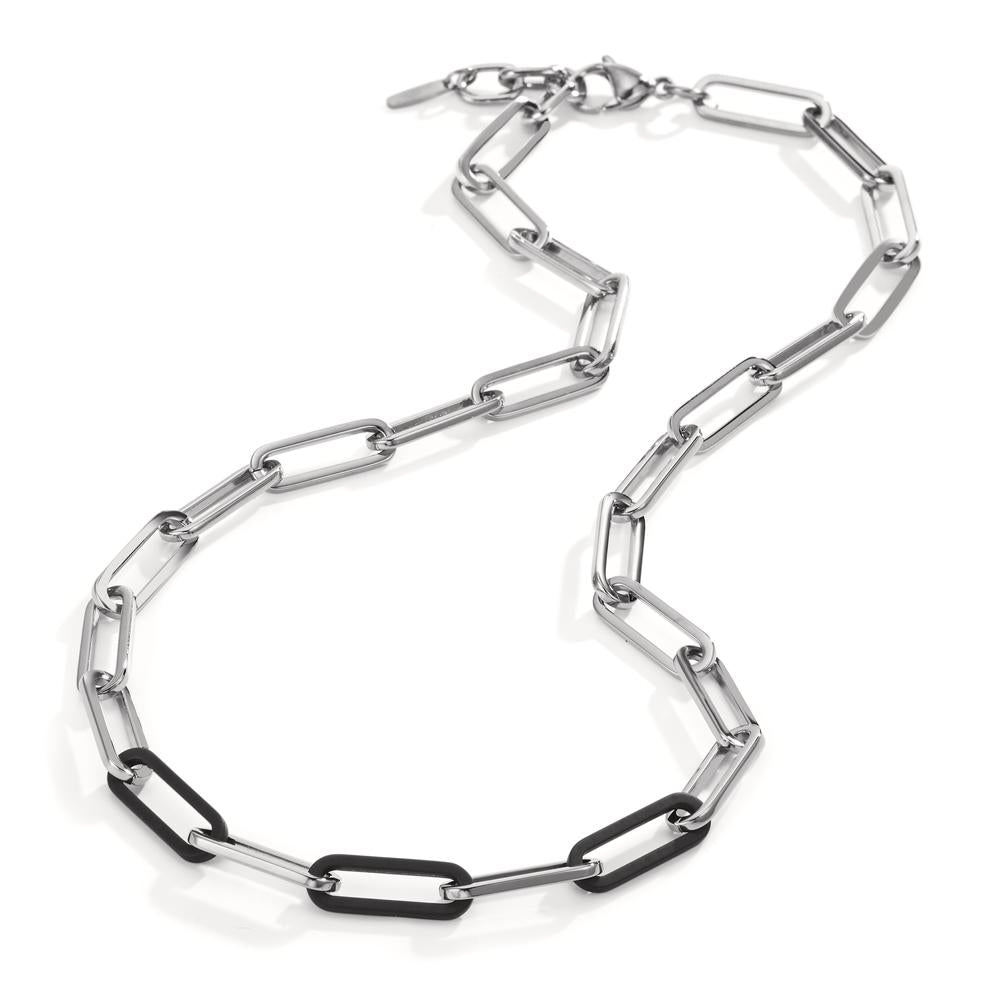 Necklace Stainless steel, Carbon 45-48 cm