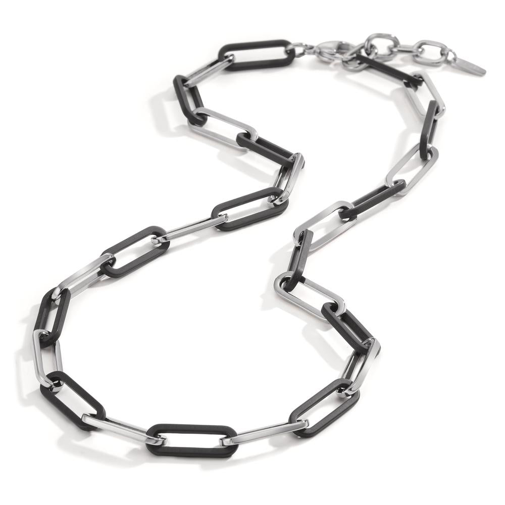 Necklace Stainless steel, Carbon 45-48 cm