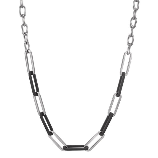 Necklace Stainless steel, Carbon 42-45 cm