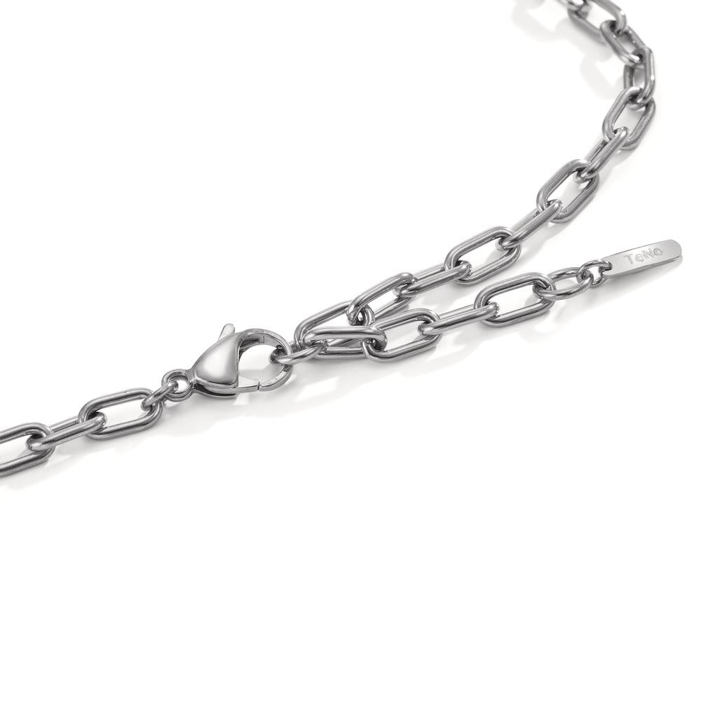 Necklace Stainless steel, Carbon 42-45 cm