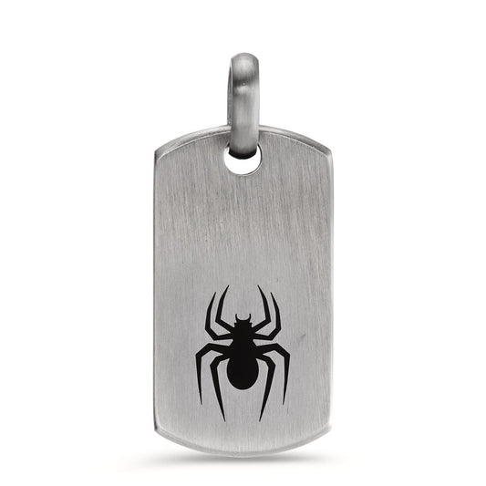 Pendant Stainless steel Enameled Spider