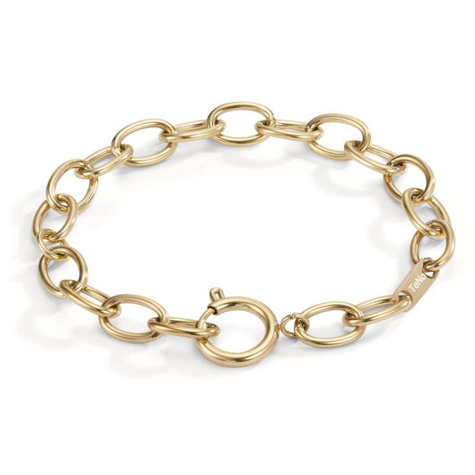 Bracelet Stainless steel Yellow IP coated 16.5-21 cm