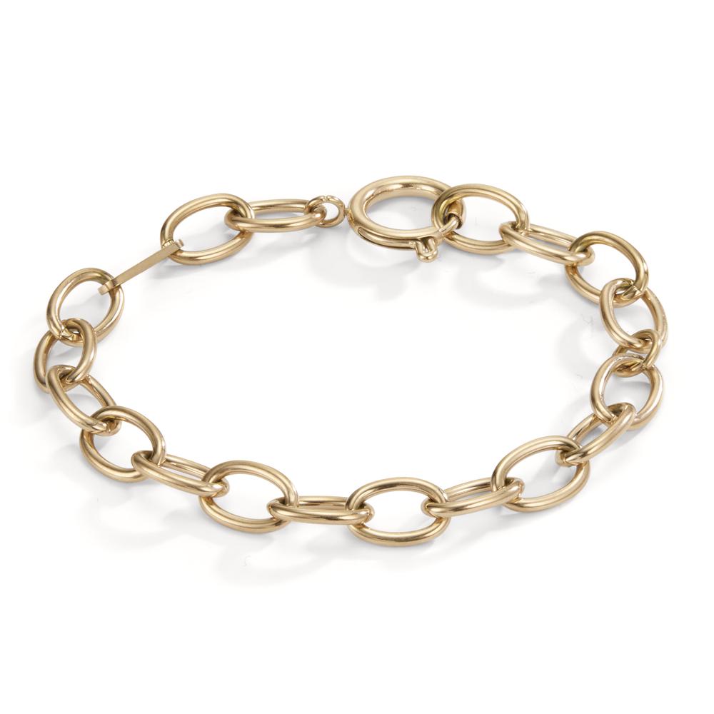 Bracelet Stainless steel Yellow IP coated 16.5-21 cm