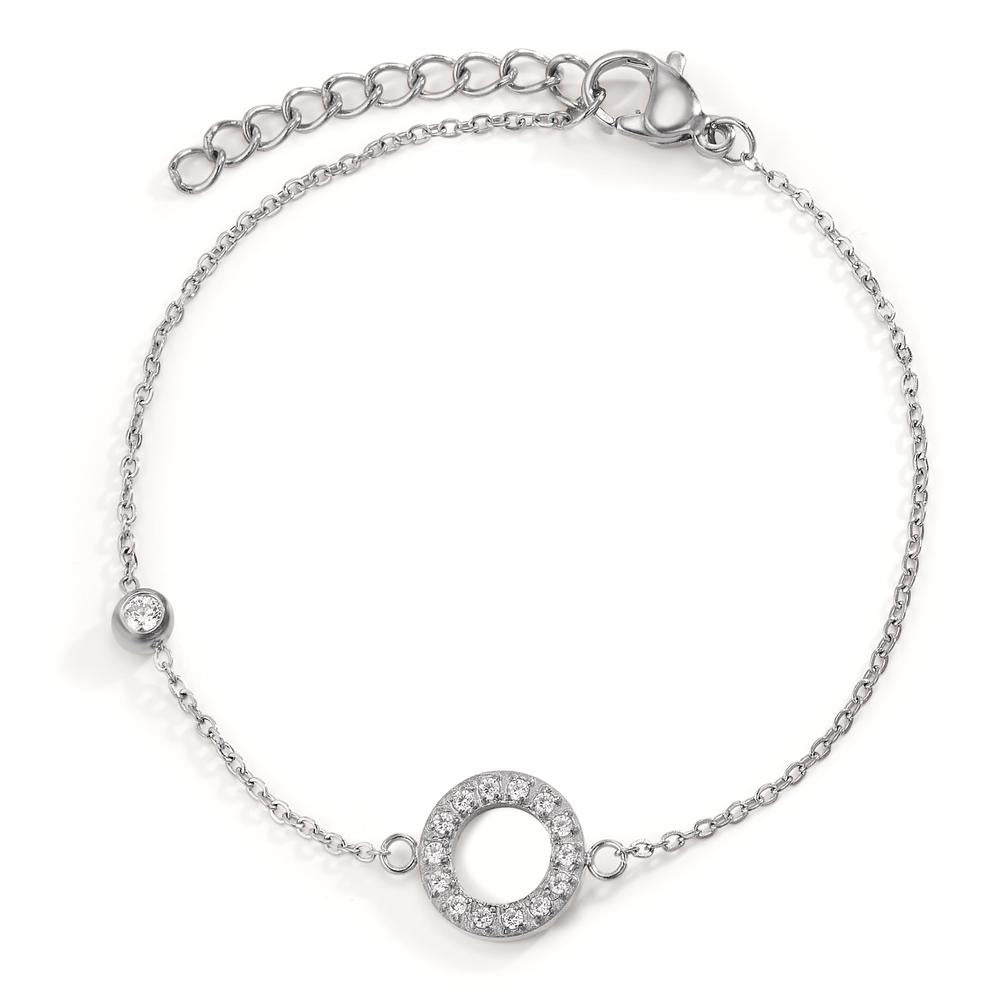 Bracelet Stainless steel Zirconia 16-19 cm