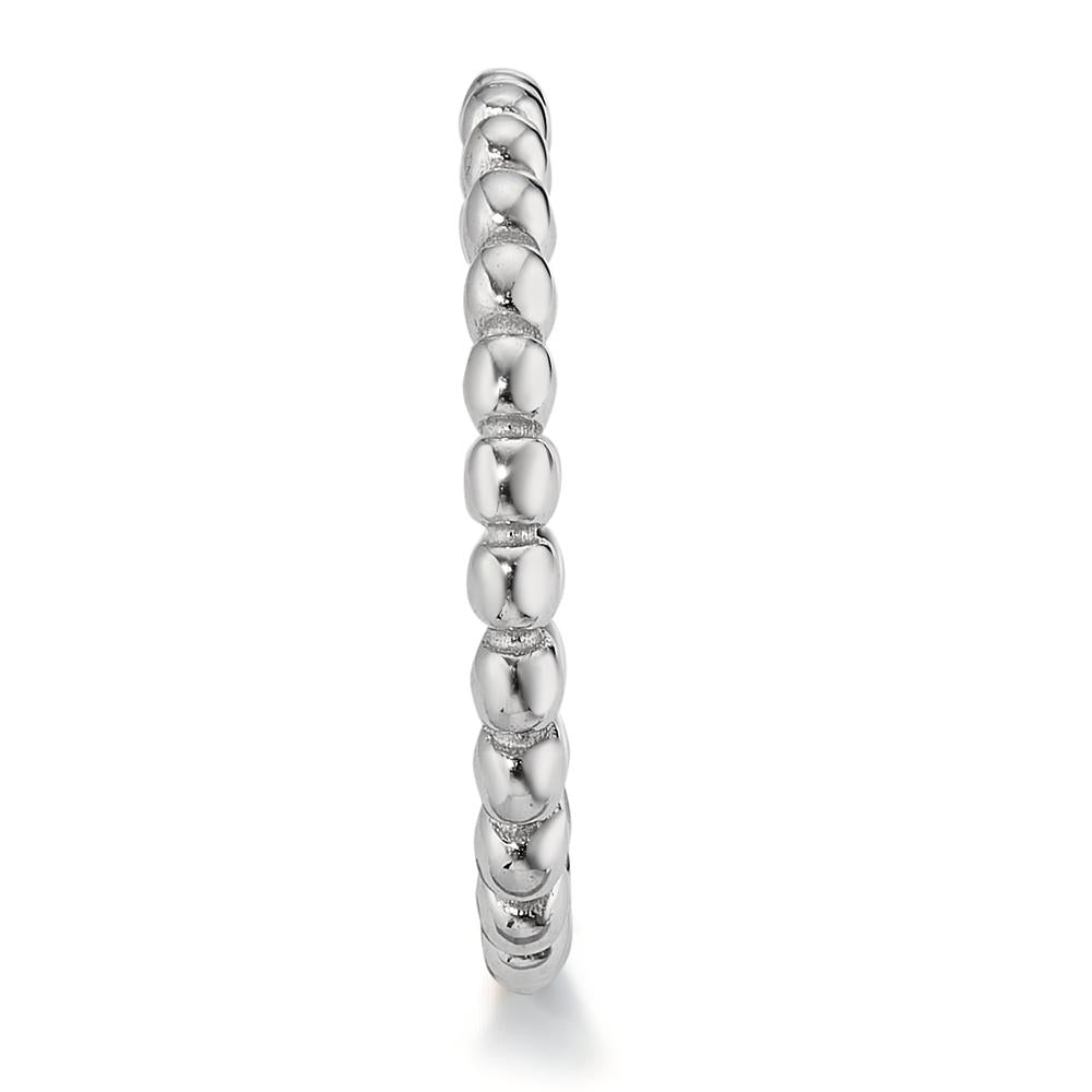 Stacking ring Silver Rhodium plated Ø4.5 mm