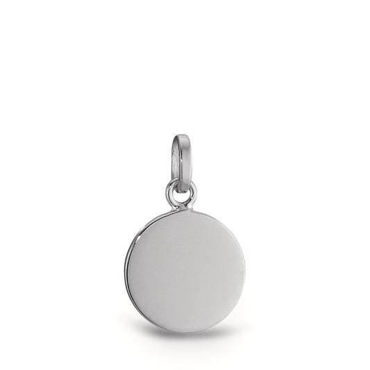 Engravable pendant Silver Rhodium plated