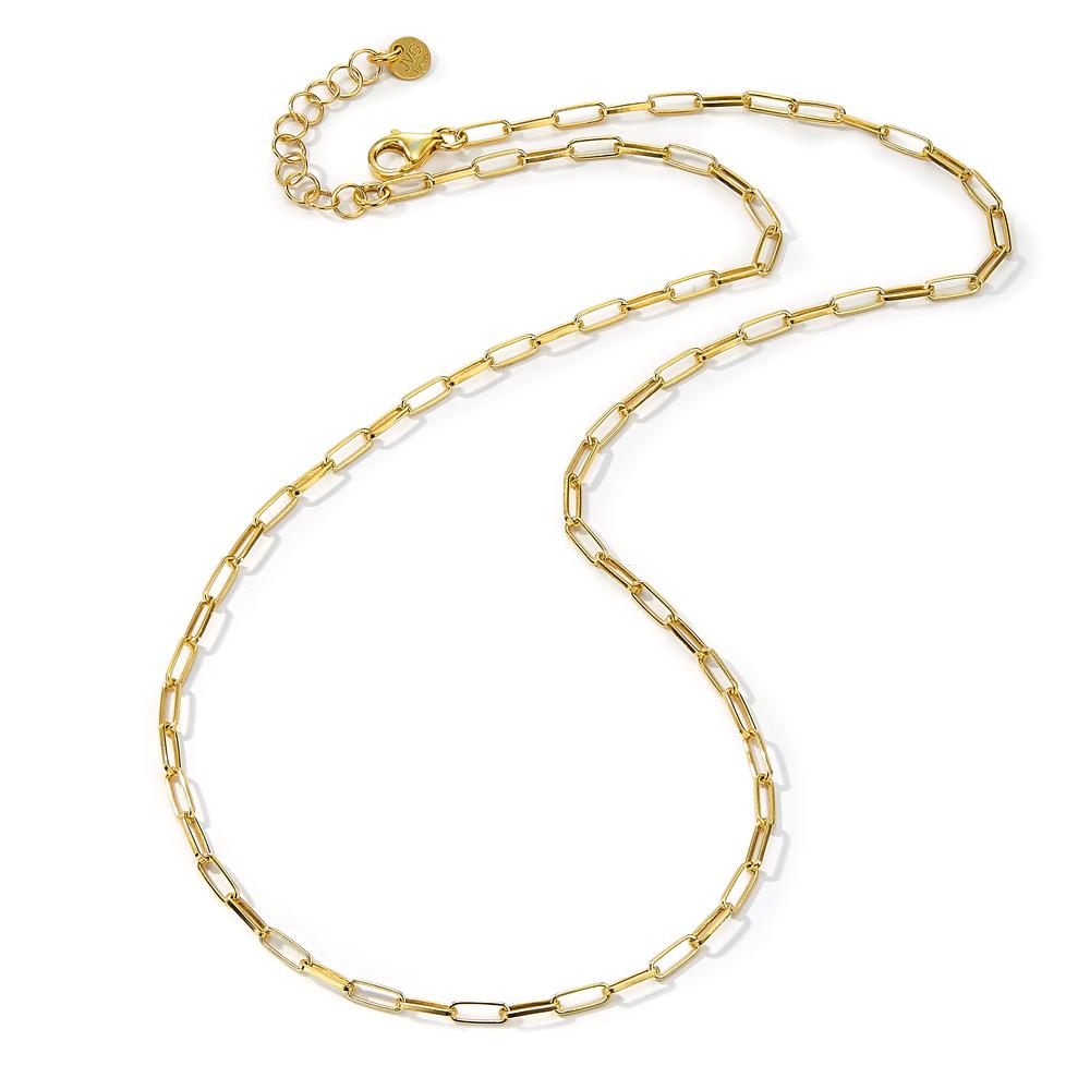 Necklace Silver Yellow Gold plated 42-45 cm