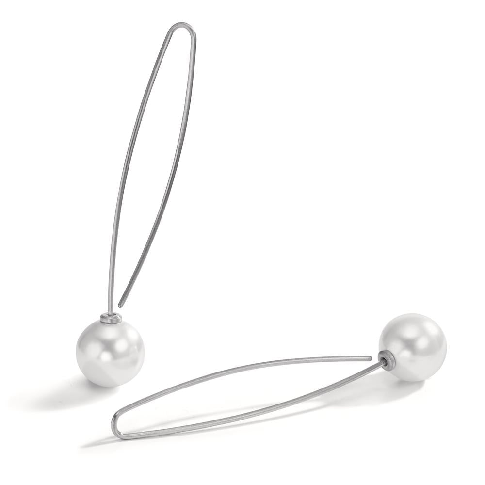 Drop Earrings Stainless steel Shell pearl