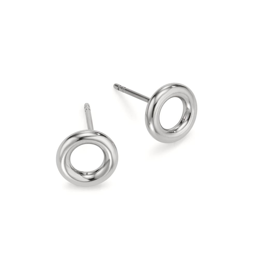 Stud earrings Stainless steel Ø10 mm