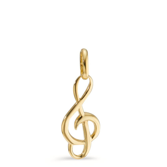 Pendant 14k Yellow Gold Treble Clef