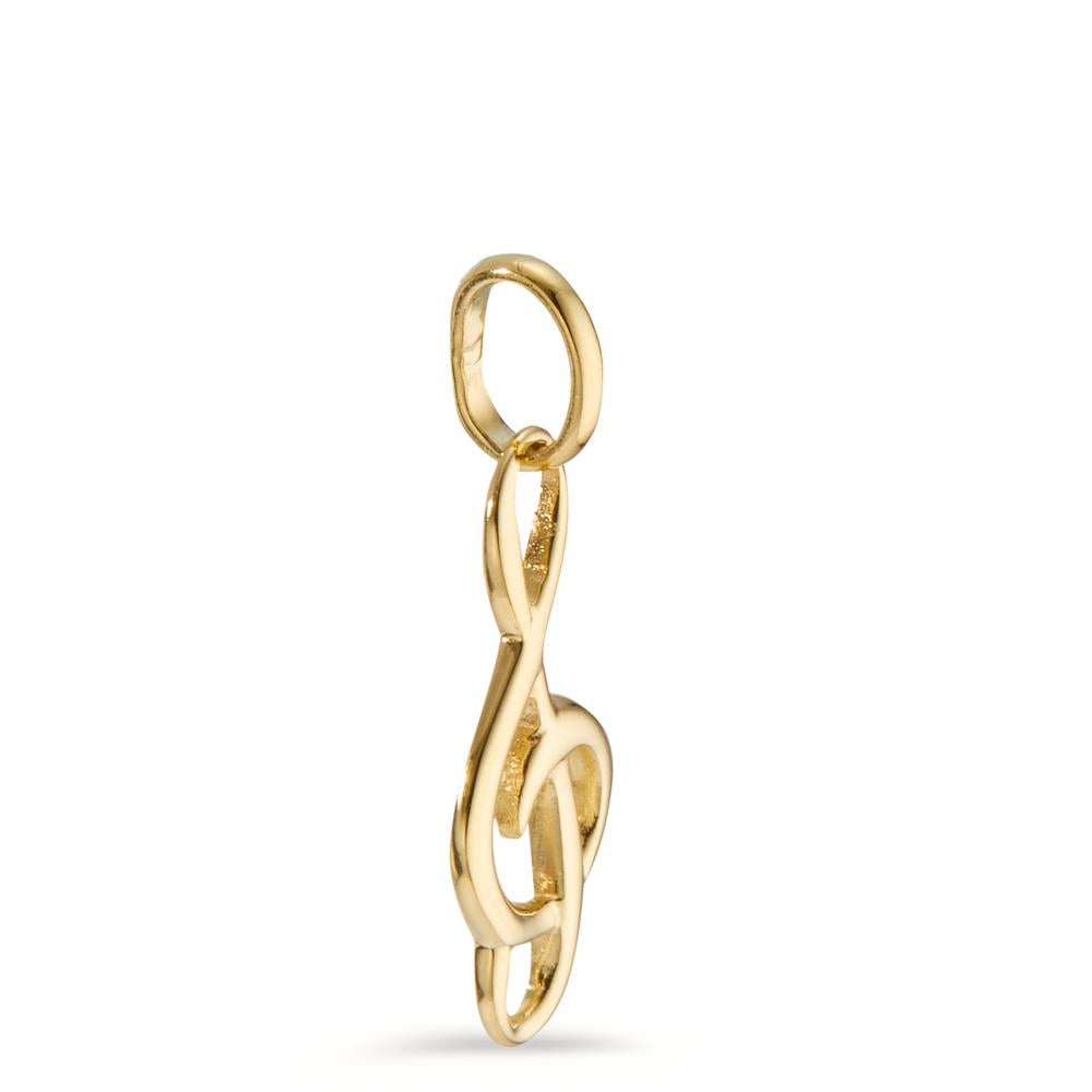 Pendant 14k Yellow Gold Treble Clef