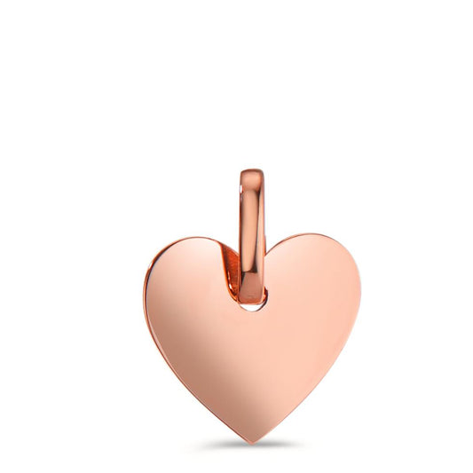 Engravable pendant 14k Red Gold Heart Ø10 mm