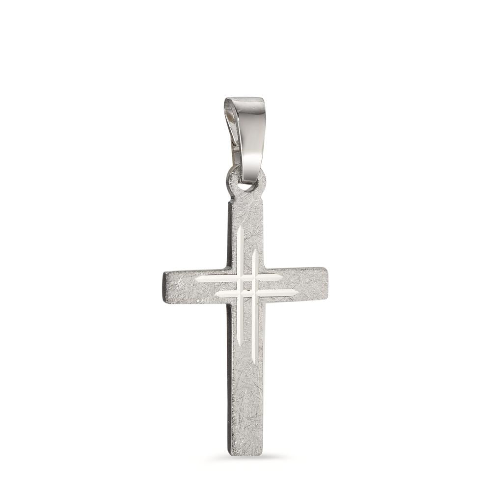 Pendant Silver Rhodium plated Cross