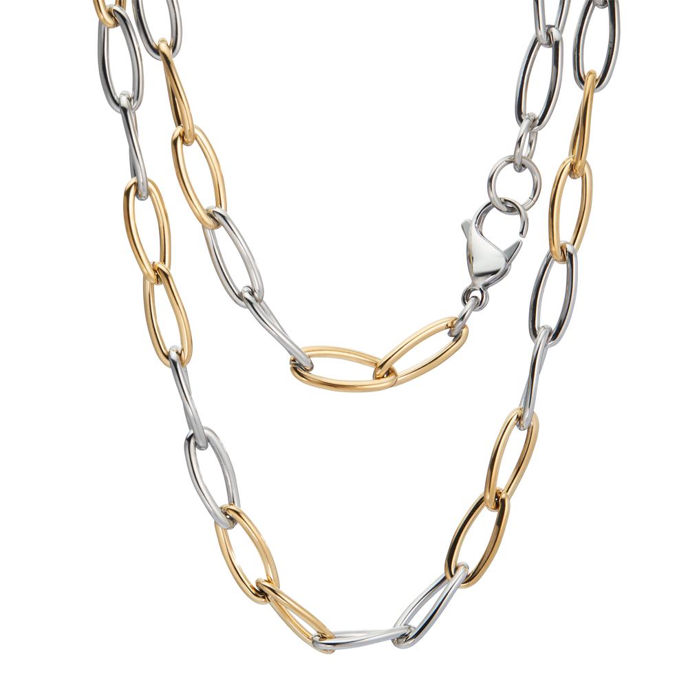 Necklace Stainless steel Yellow IP coated 47-48 cm