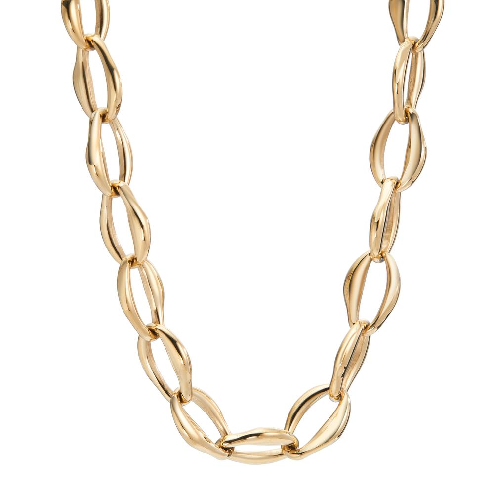 Necklace Stainless steel Yellow IP coated 47-48 cm