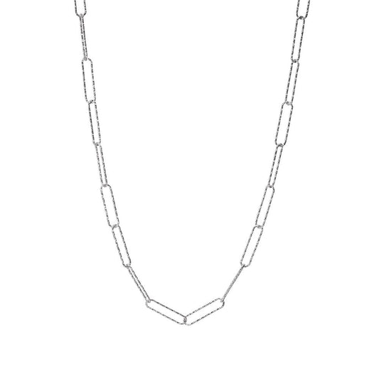 Necklace Silver Rhodium plated 40-45 cm