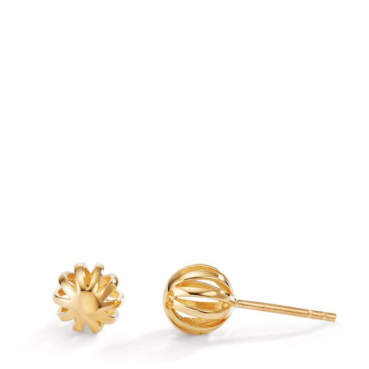 Stud earrings 9k Yellow Gold Ø7 mm