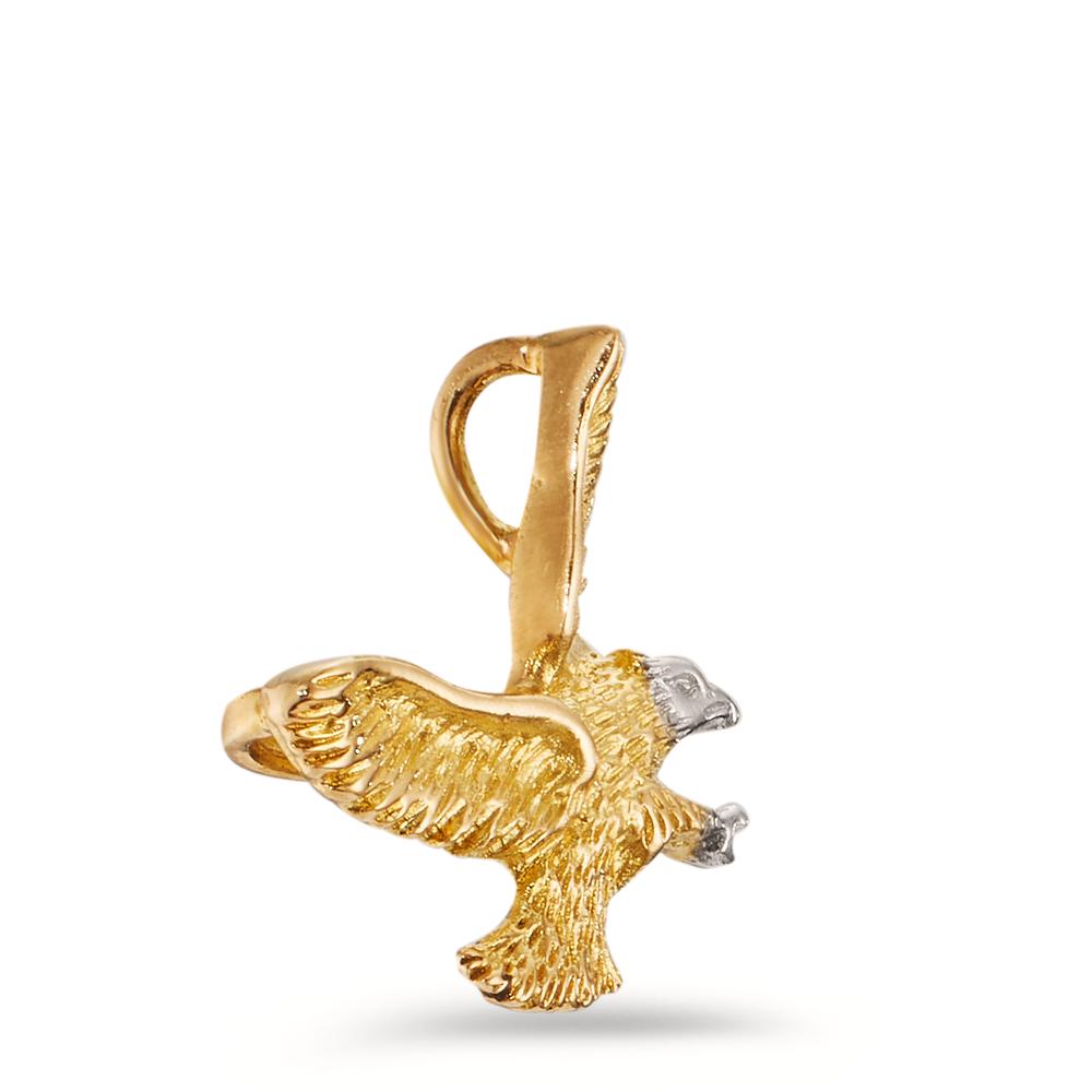 Pendant 18k Yellow Gold Bicolor Eagle