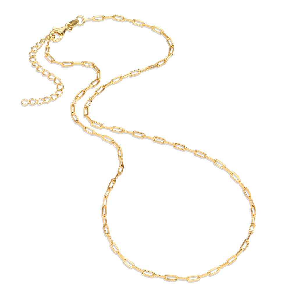 Necklace Silver Yellow Gold plated 40-45 cm