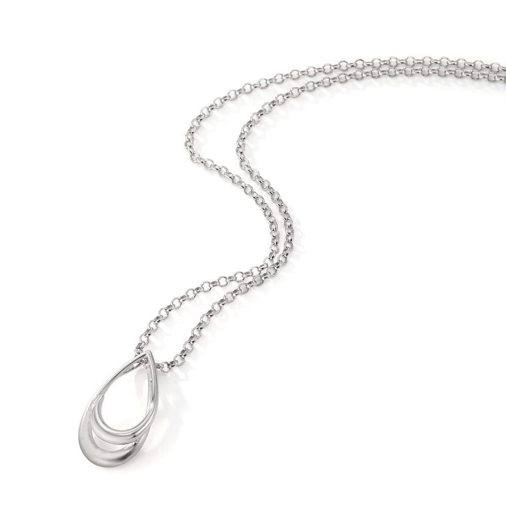 Necklace Silver Rhodium plated 40-45 cm